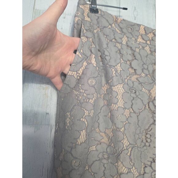 Feather Bone Viivi Lane Overlay Romantic Wideleg Palazzo Pull On Pants Sz. LP - Picture 6 of 7